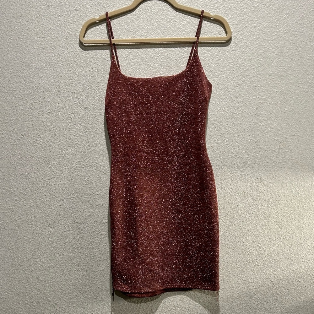 Sparkly Pink Bodycon Dress